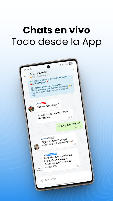 Public Google Play image of Waitser's in-app chat